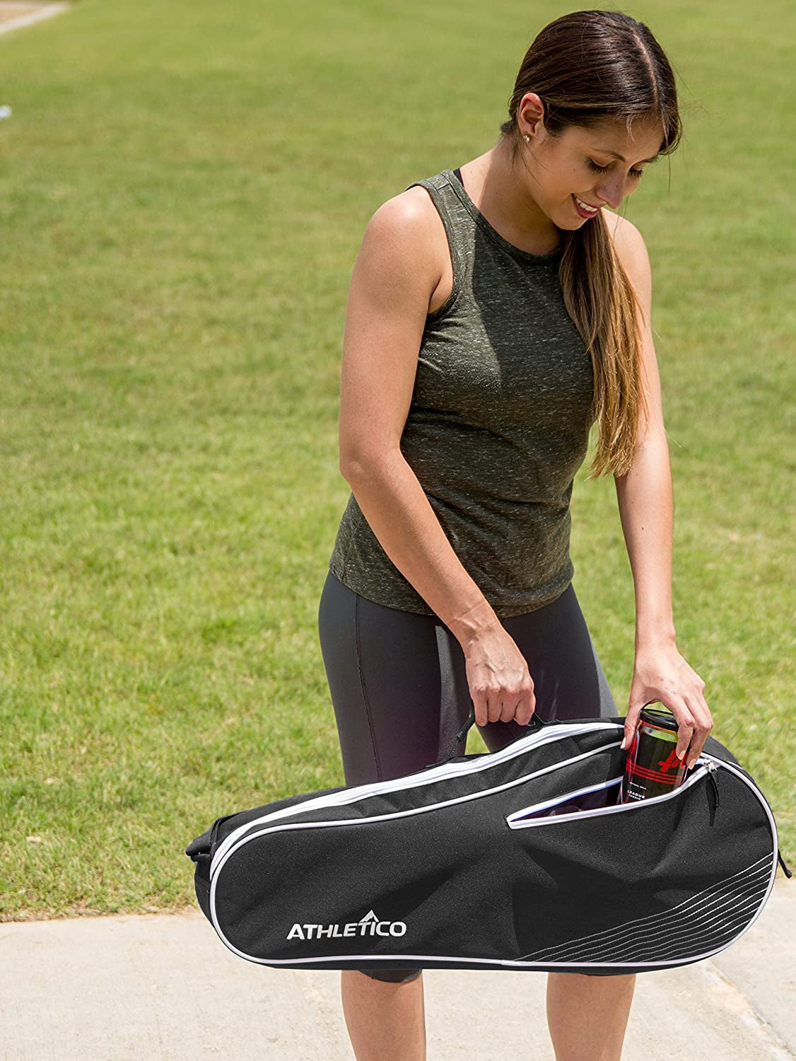 Tennis Bag and Racketball Bag - Tennis Bags for Women and Men to Hold Tennis Racket, Racquetball Racket, Pickleball Paddles and Other Equipment or Gear